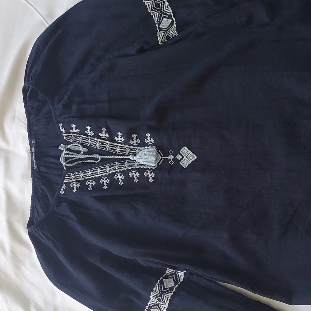 Abercrombie & Fitch Boho Hippie Shirt, Med